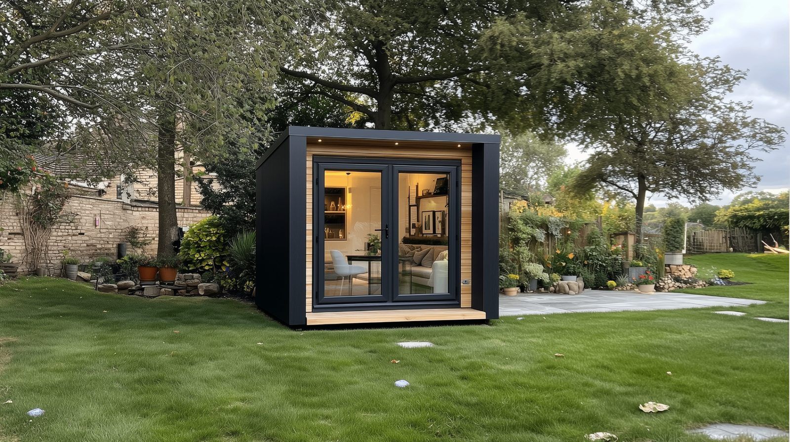 Hazel garden room Hazel Mono-pitch SIP garden room by Green & Glass